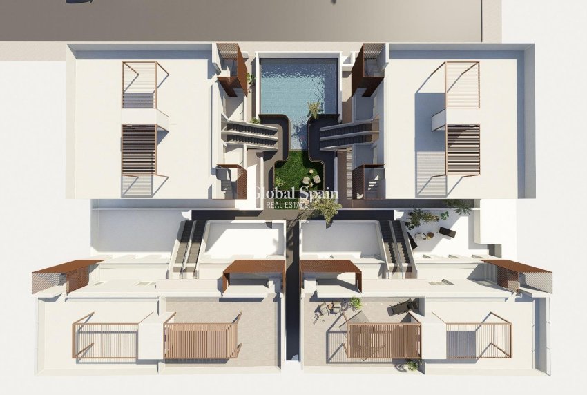 Neubau - Bungalow im Erdgeschoss -
PILAR DE LA HORADADA - pueblo