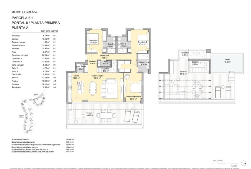 Neubau - Bungalow im obersten Stockwerk -
MARBELLA - Los Monteros