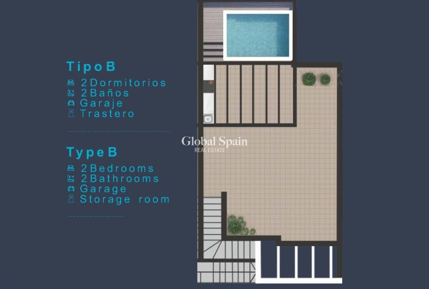 Neubau - Bungalow im obersten Stockwerk -
SAN PEDRO DEL PINATAR - Los Pinos
