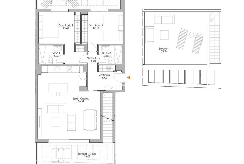 Neubau - PENTHOUSE -
ESTEPONA - La Resina Golf