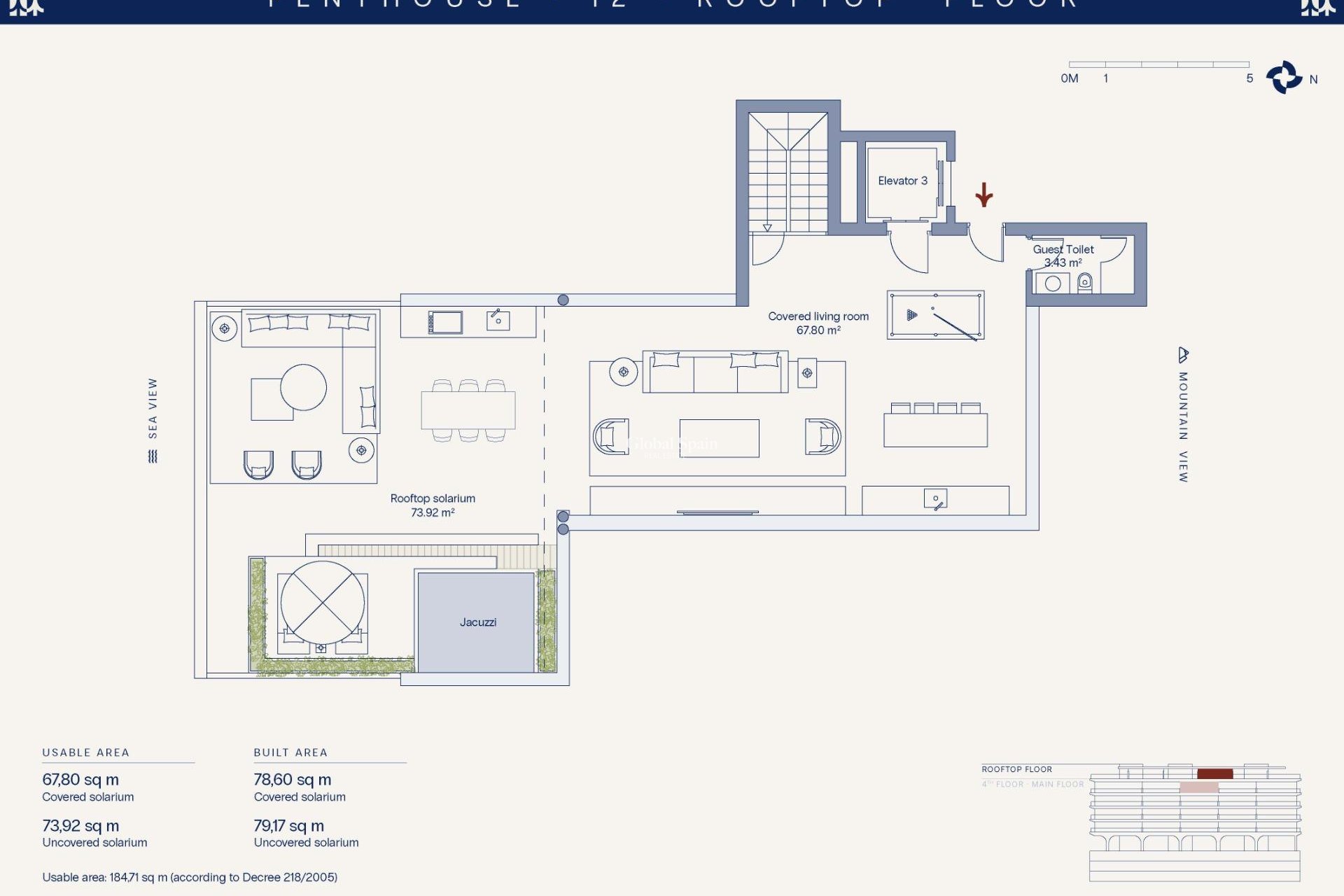 Neubau - PENTHOUSE -
ESTEPONA - Playa de La Cala