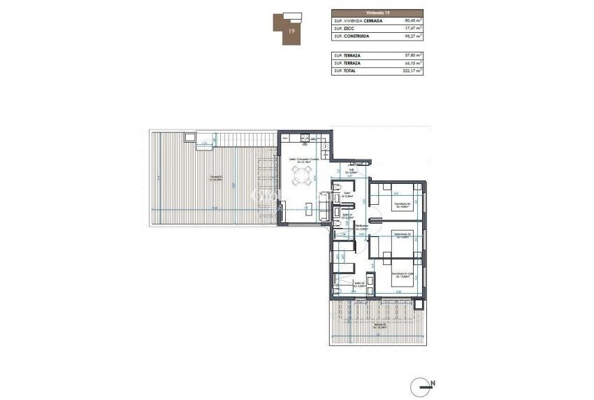 Neubau - PENTHOUSE -
GUARDAMAR DEL SEGURA - Camino del Puerto