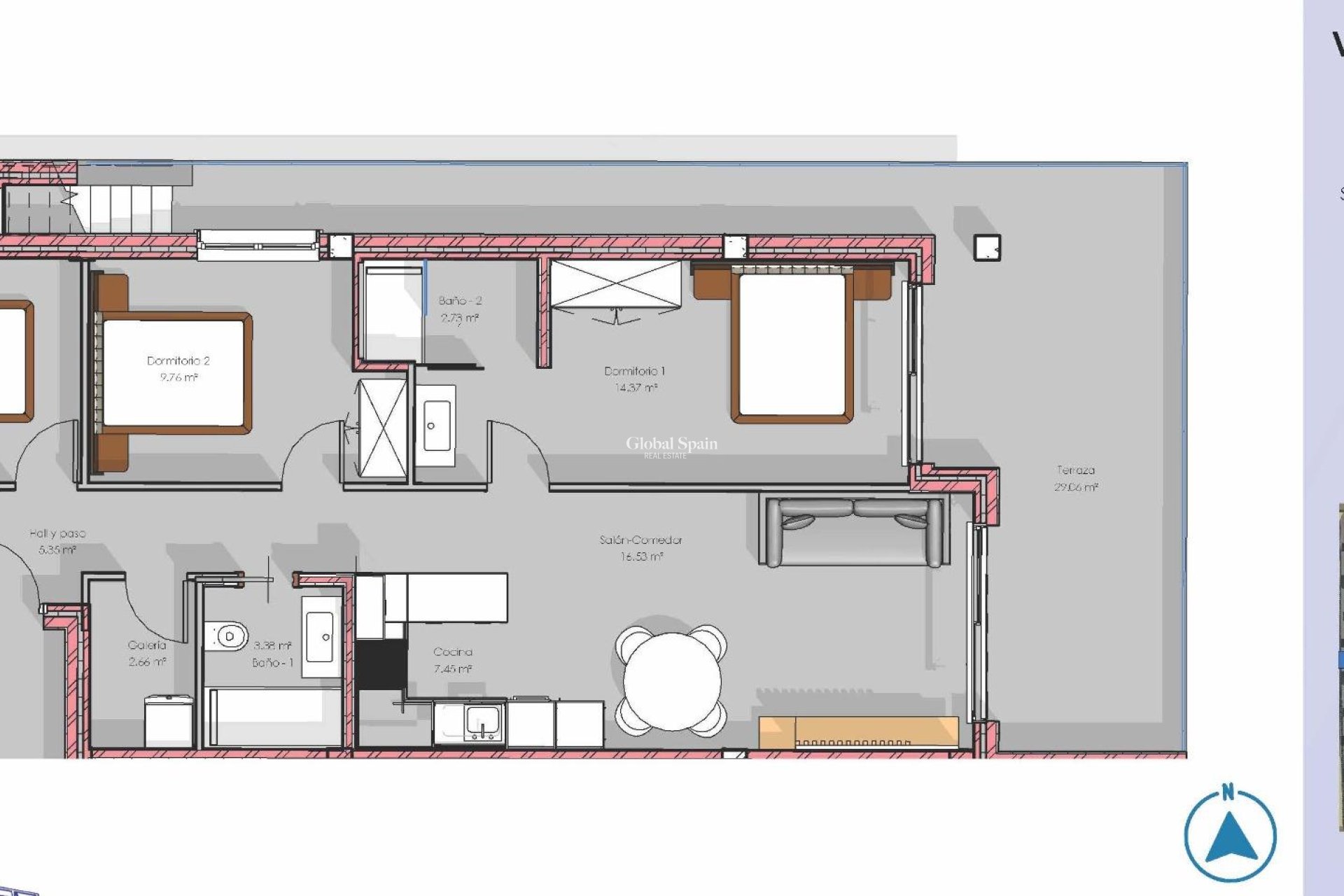 Neubau - PENTHOUSE -
GUARDAMAR DEL SEGURA - EL RASO