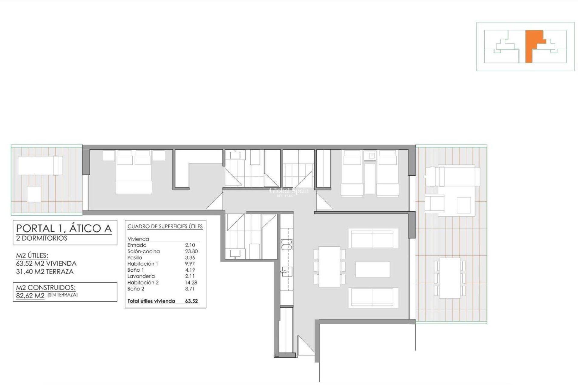 Neubau - PENTHOUSE -
JÁVEA - Pueblo