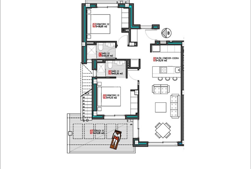 Neubau - PENTHOUSE -
TORREVIEJA - Aguas Nuevas