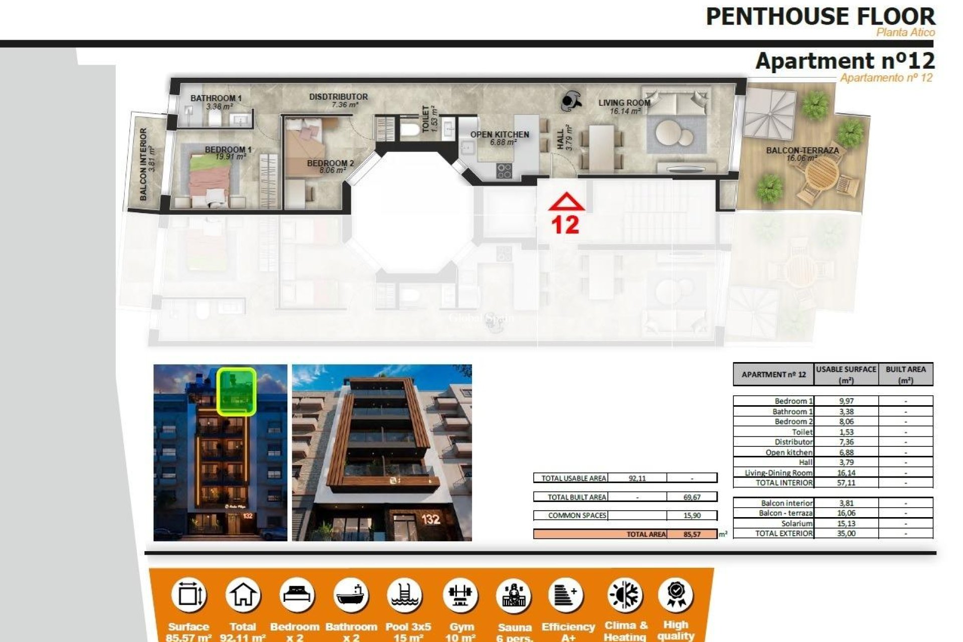 Neubau - PENTHOUSE -
TORREVIEJA - Playa de El Cura