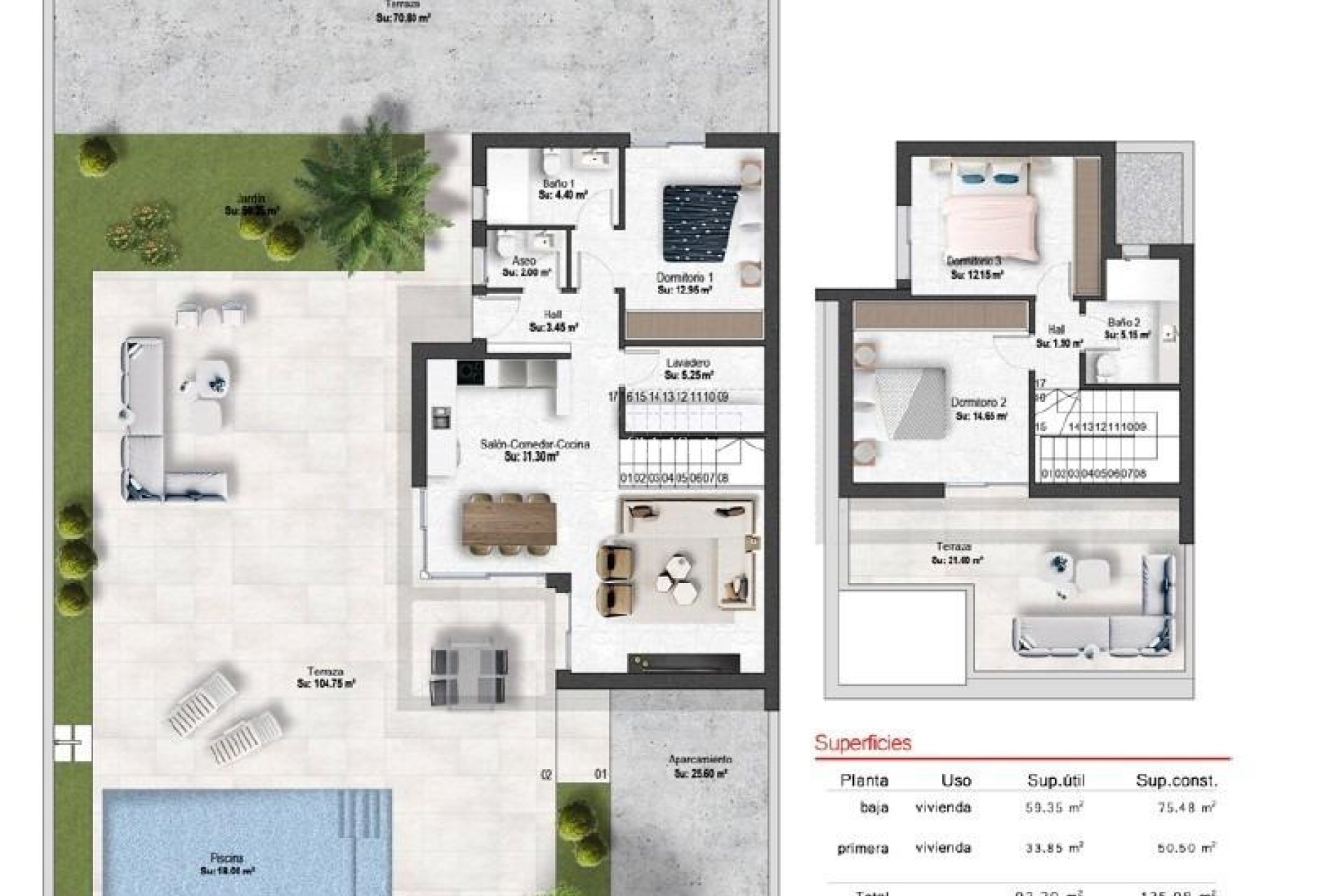 Neubau - VILLA -
BAÑOS Y MENDIGO - Altaona Golf