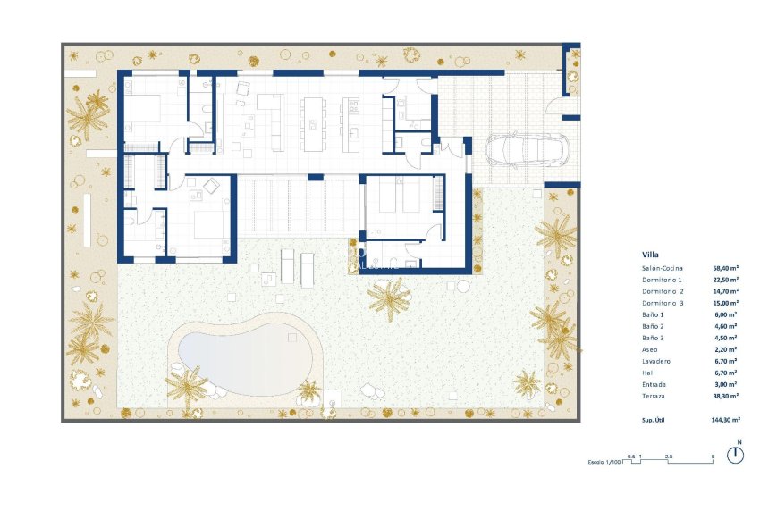 Neubau - VILLA -
BAÑOS Y MENDIGO - Altaona Golf
