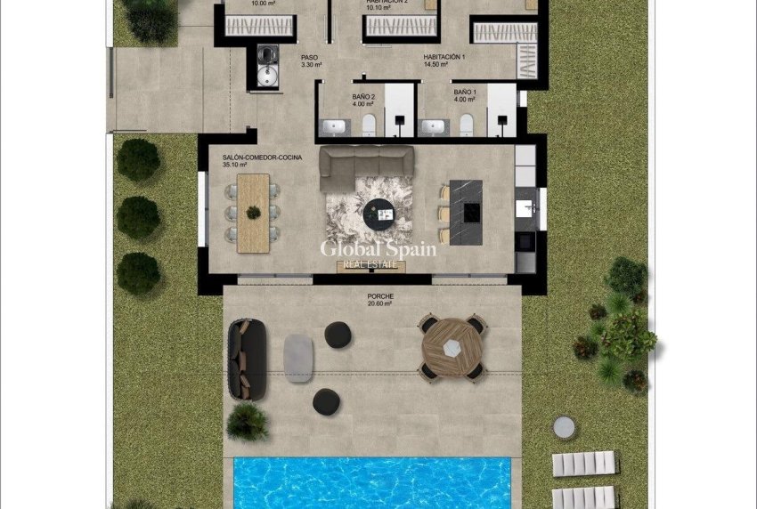 Neubau - VILLA -
HONDÓN DE LAS NIEVES - Urbaniz La Montañosa