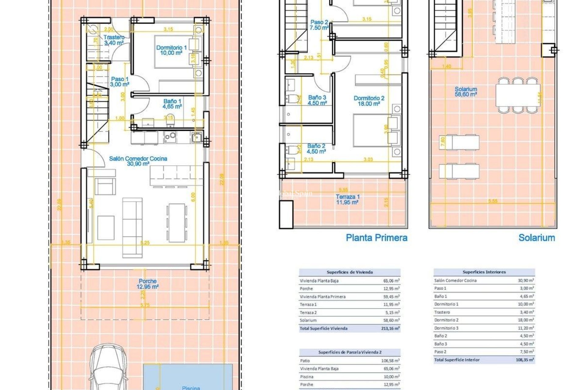 Neubau - VILLA -
PILAR DE LA HORADADA - pueblo