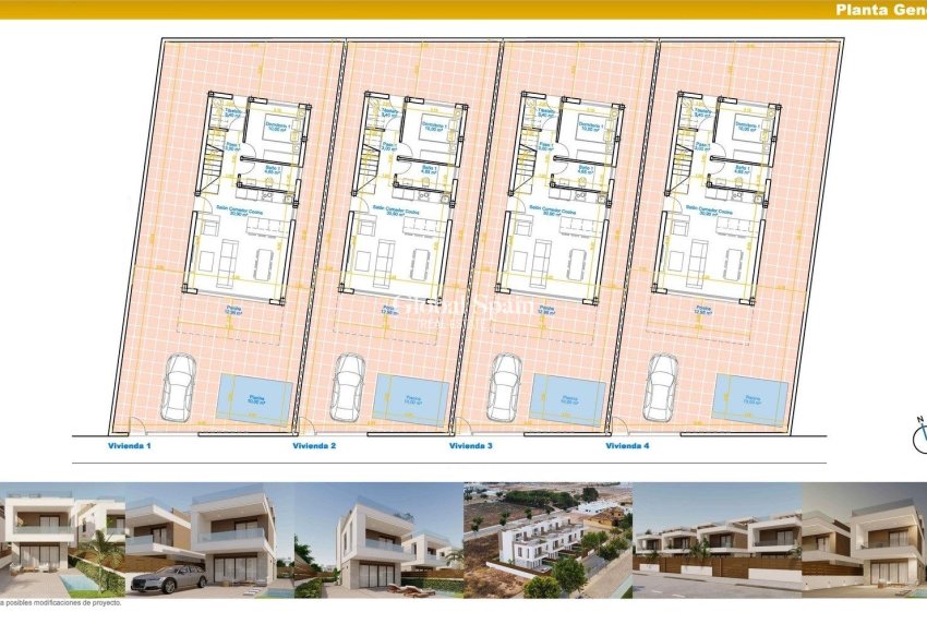 Neubau - VILLA -
PILAR DE LA HORADADA - pueblo