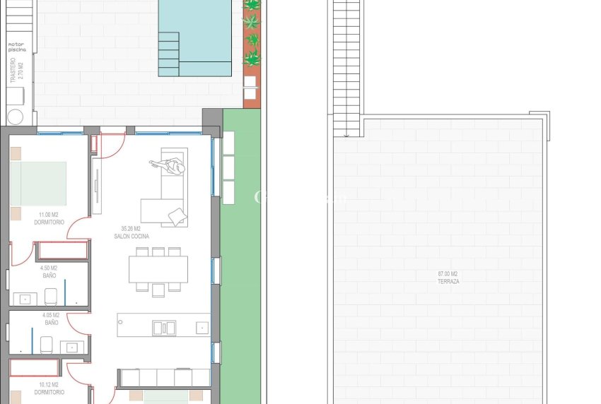 Neubau - VILLA -
SAN JAVIER - Parque del doce