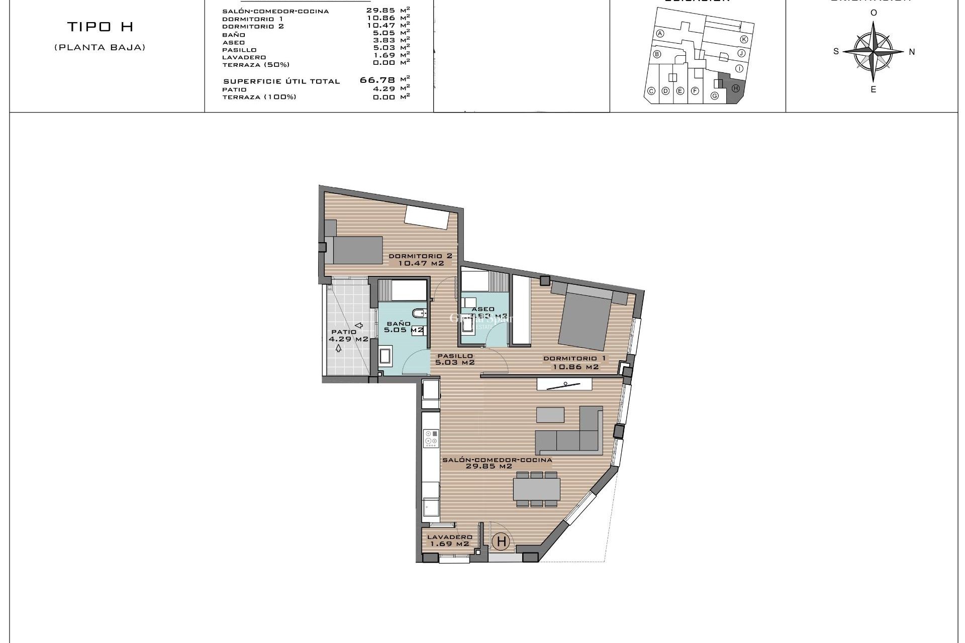 Neubau - WOHNUNG -
ALGORFA - Pueblo