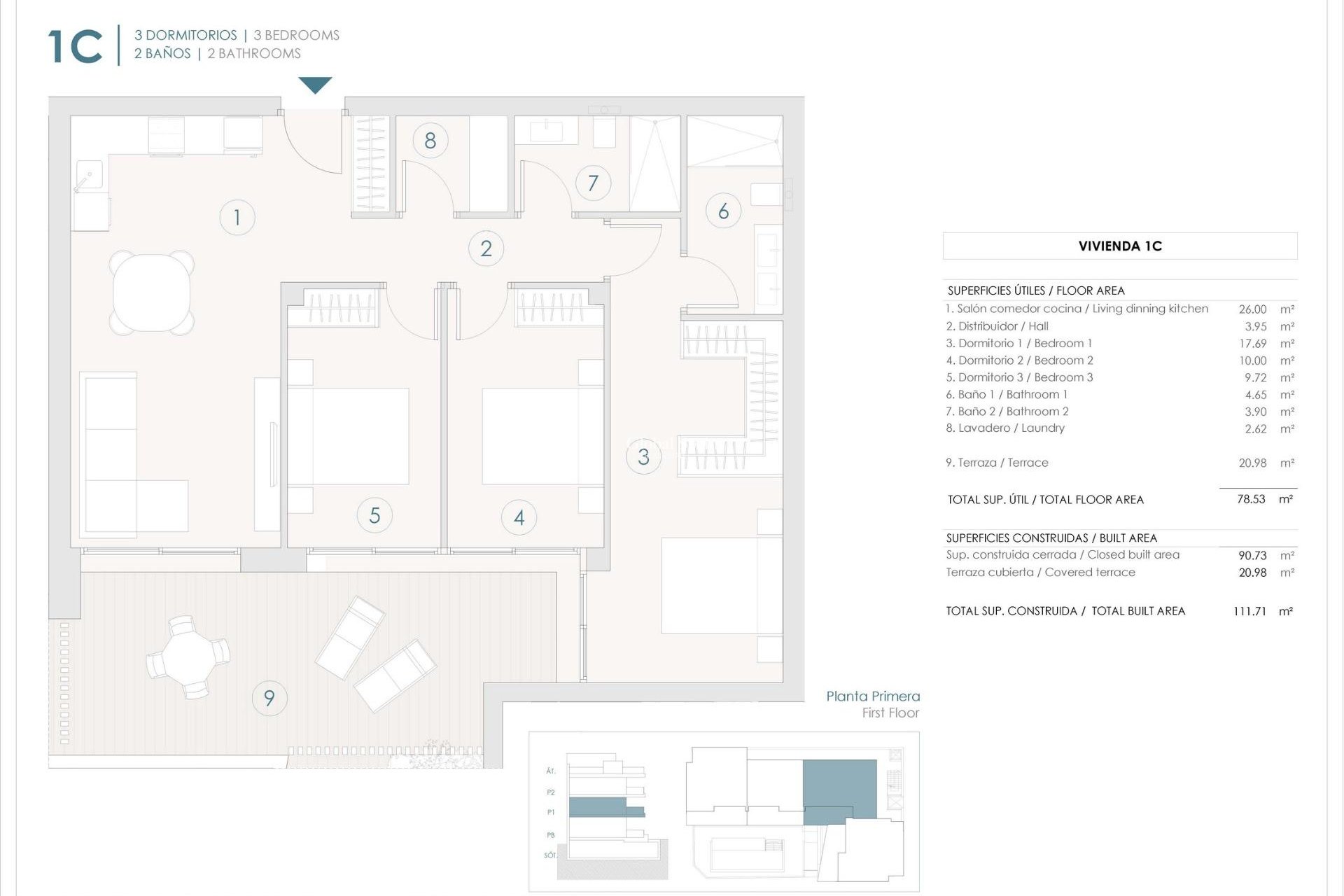 Neubau - WOHNUNG -
BENIJÓFAR - Pueblo