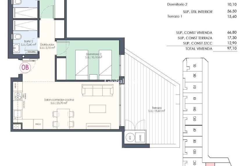 Neubau - WOHNUNG -
BENIJÓFAR - Pueblo