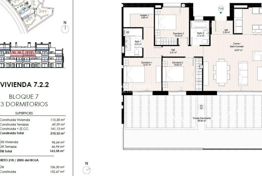 Neubau - WOHNUNG -
CASARES - Doña Julia Golf