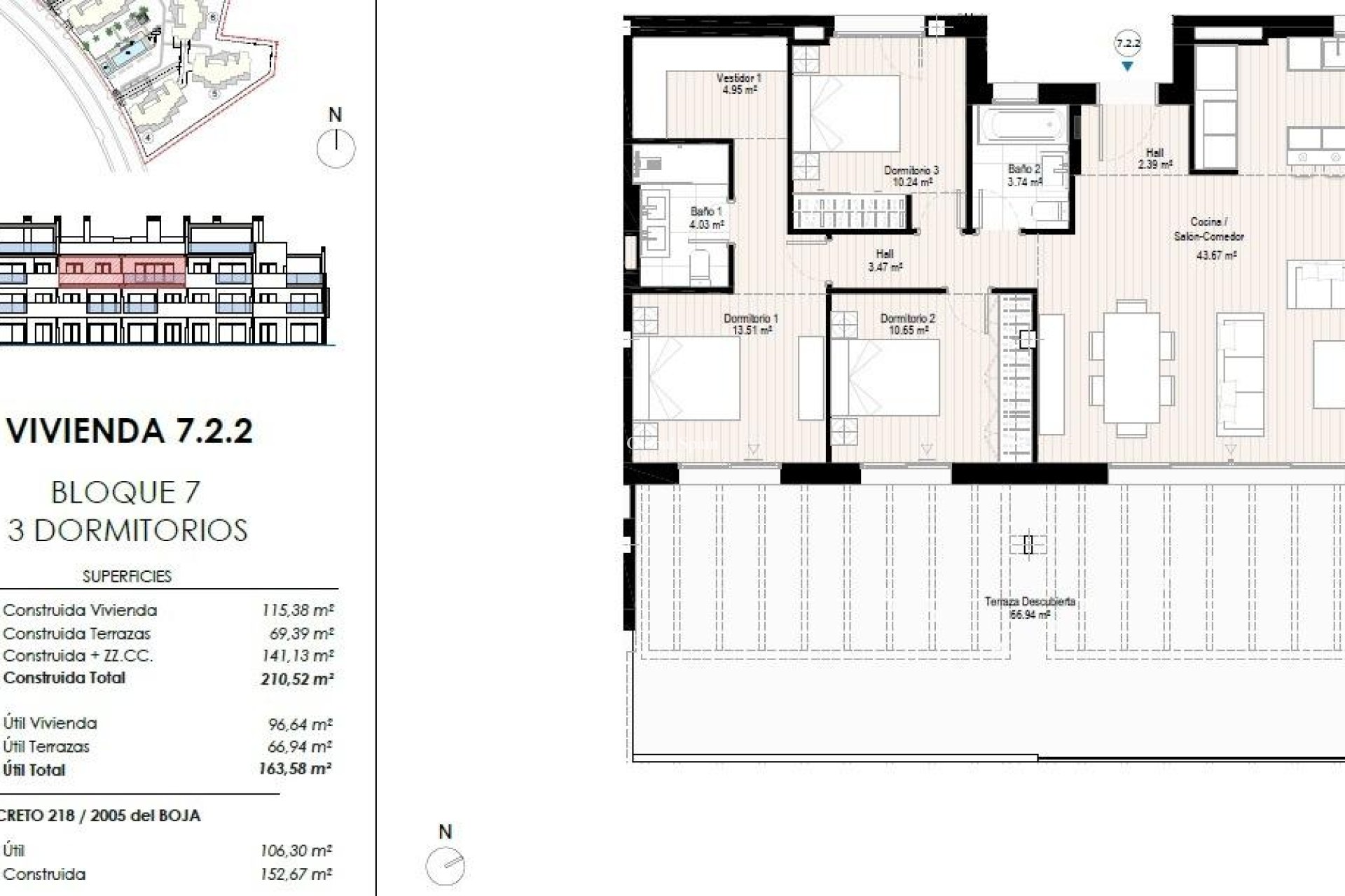 Neubau - WOHNUNG -
CASARES - Doña Julia Golf