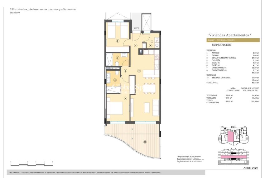 Neubau - WOHNUNG -
FINESTRAT
