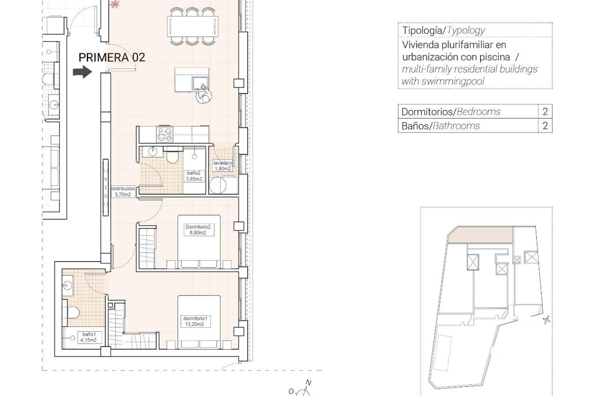 Neubau - WOHNUNG -
HONDÓN DE LAS NIEVES - Pueblo