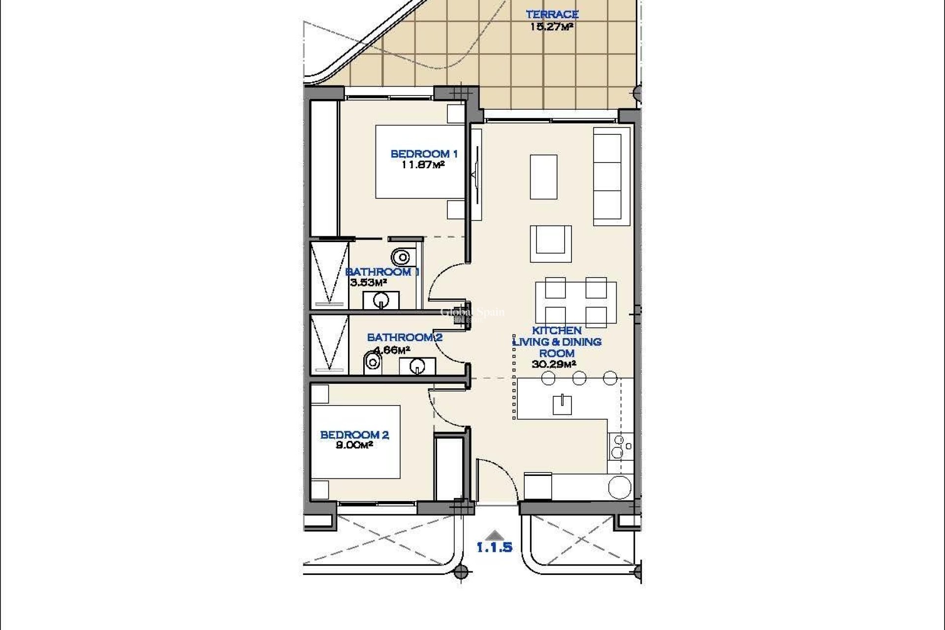 Neubau - WOHNUNG -
LOS ALCÁZARES