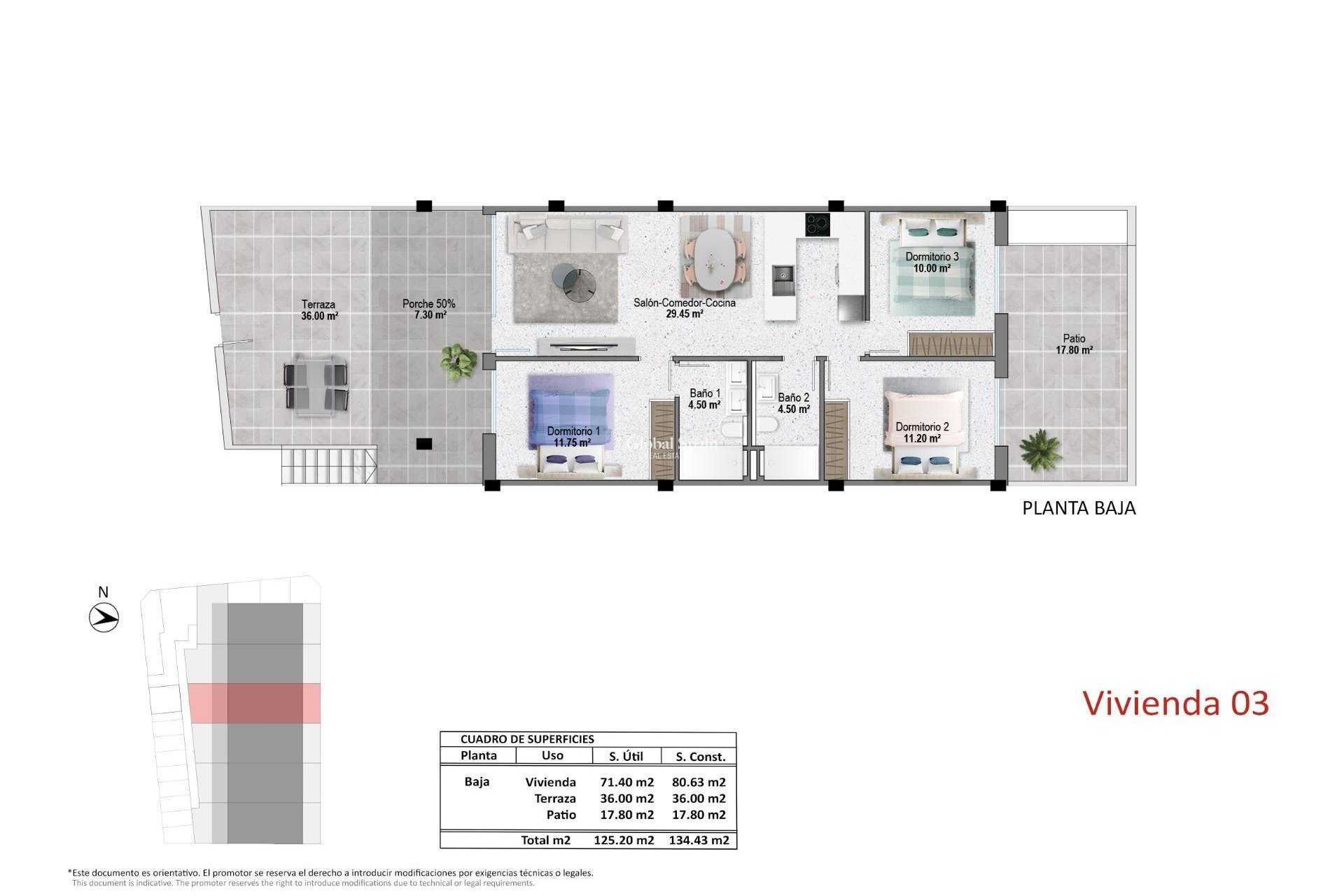 Neubau - WOHNUNG -
PILAR DE LA HORADADA - pueblo