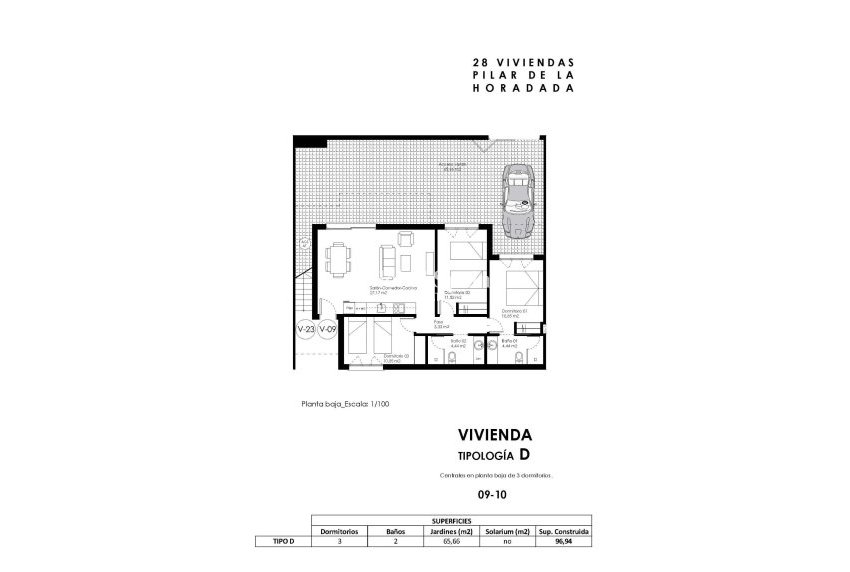 Neubau - WOHNUNG -
PILAR DE LA HORADADA - pueblo
