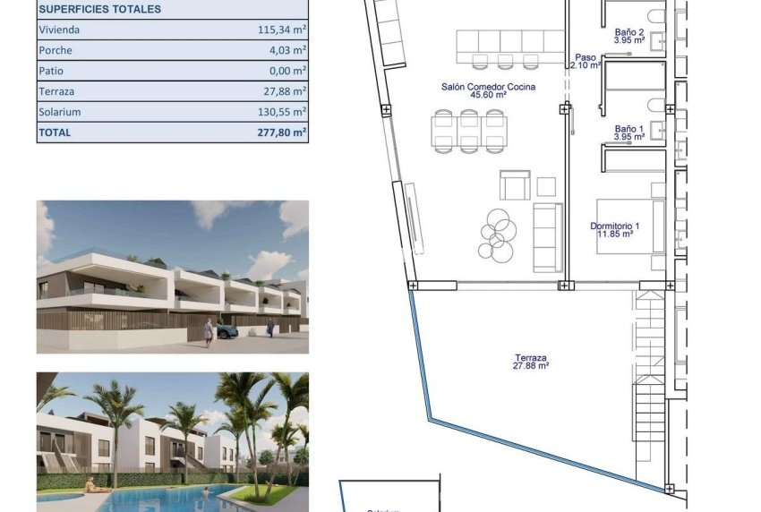 Neubau - WOHNUNG -
PILAR DE LA HORADADA - pueblo