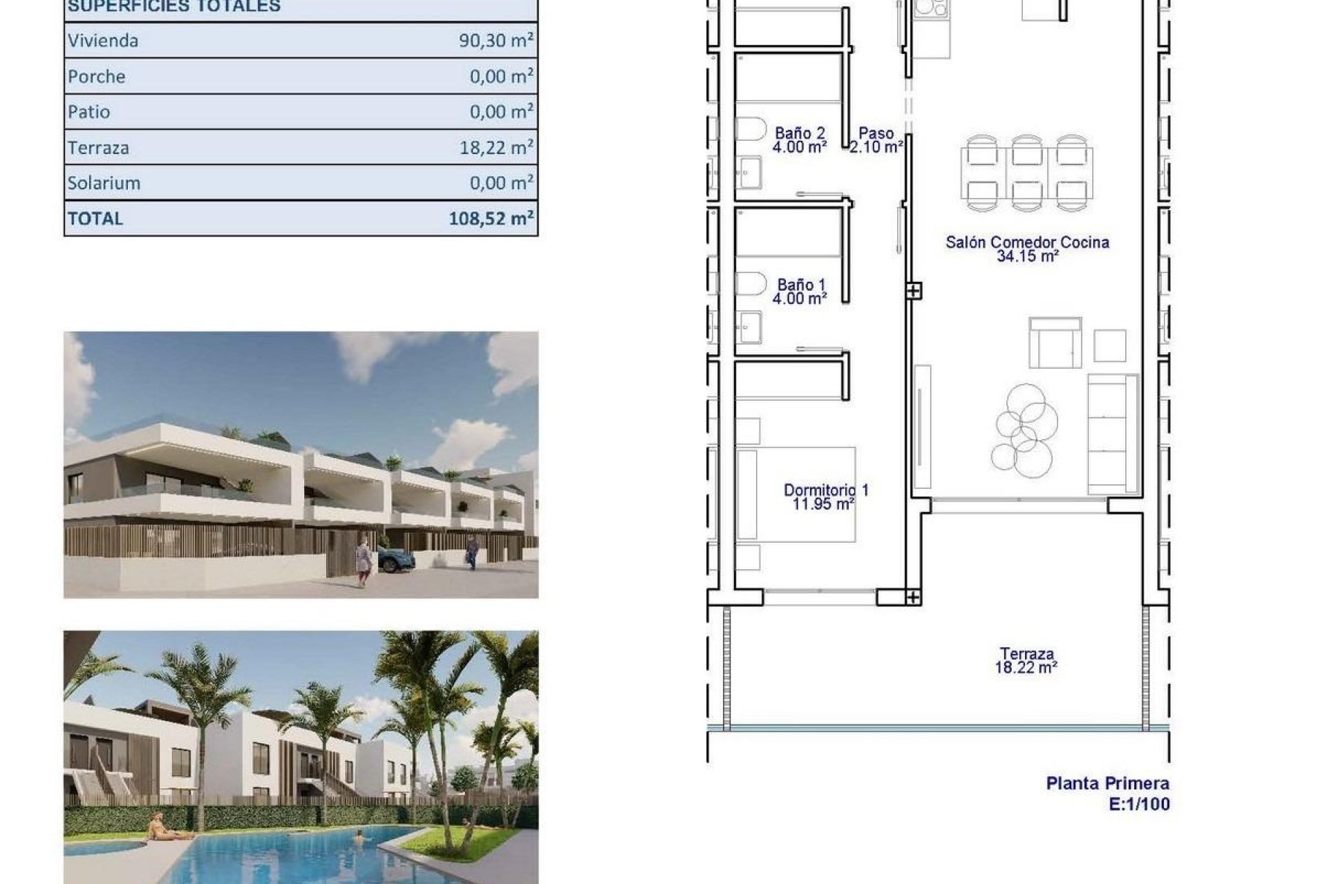 Neubau - WOHNUNG -
PILAR DE LA HORADADA - pueblo