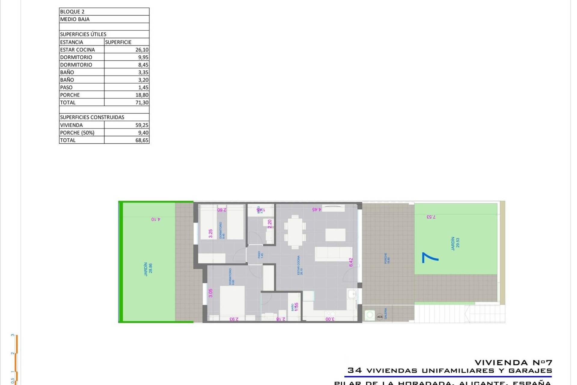 Neubau - WOHNUNG -
PILAR DE LA HORADADA - pueblo