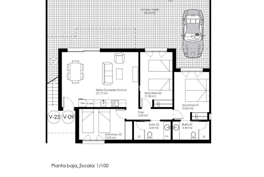Neubau - WOHNUNG -
PILAR DE LA HORADADA - pueblo