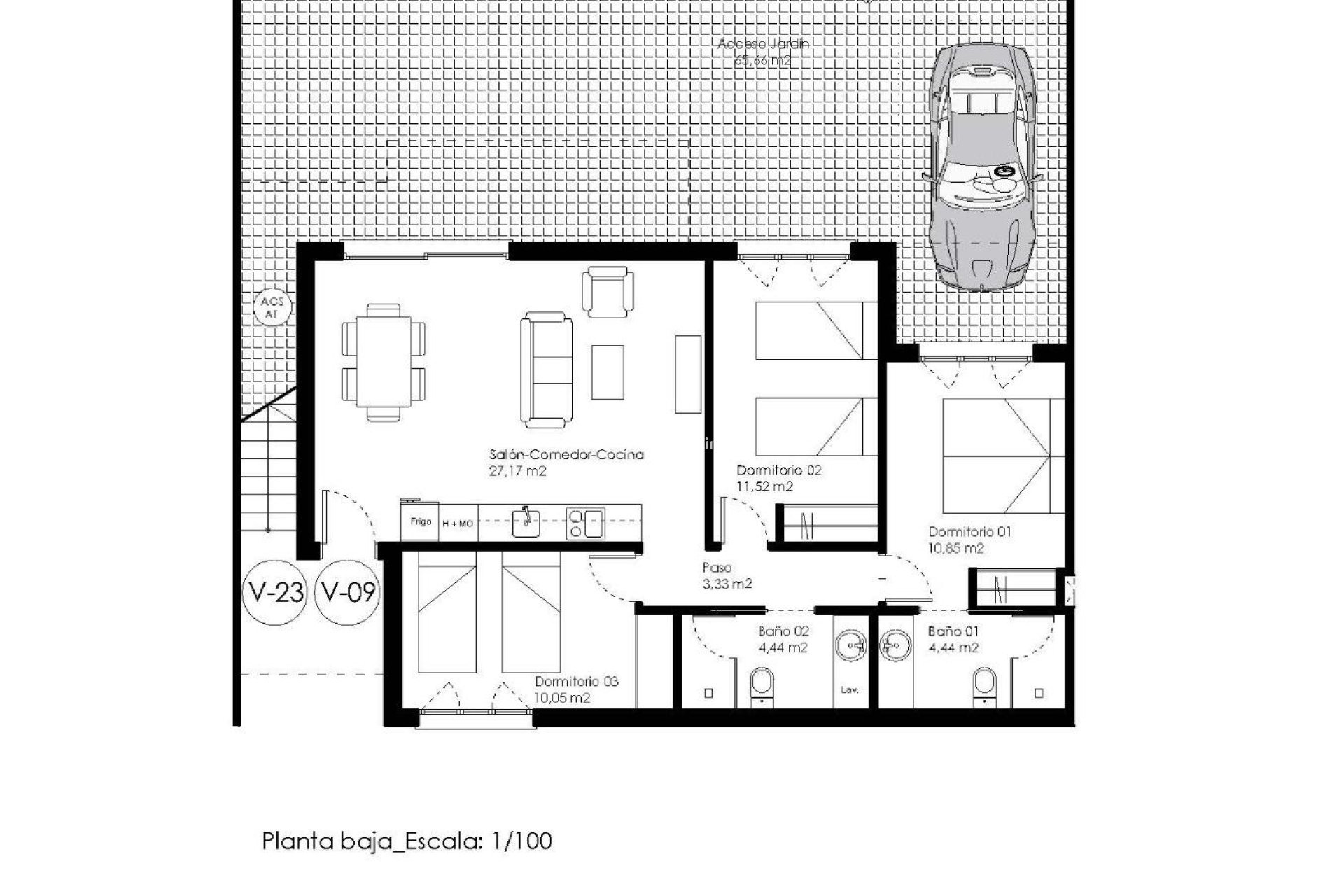 Neubau - WOHNUNG -
PILAR DE LA HORADADA - pueblo