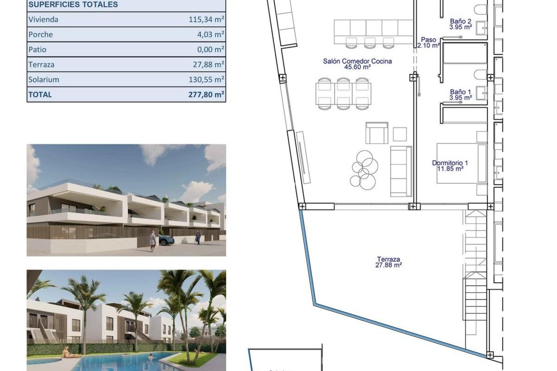 Neubau - WOHNUNG -
PILAR DE LA HORADADA - pueblo