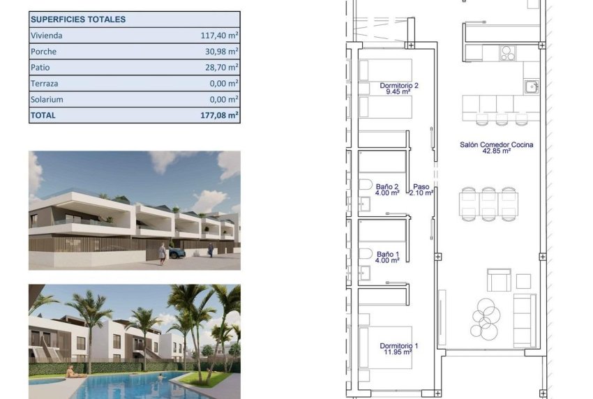 Neubau - WOHNUNG -
PILAR DE LA HORADADA - pueblo