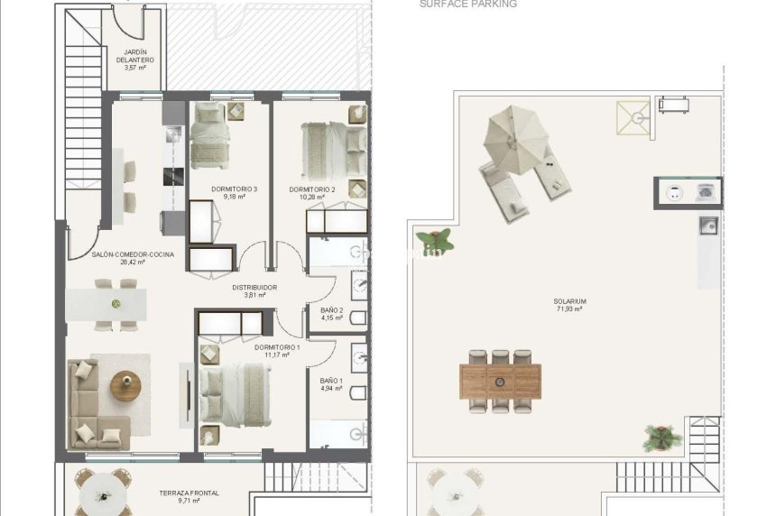 Neubau - WOHNUNG -
PILAR DE LA HORADADA - Torre de la Horadada