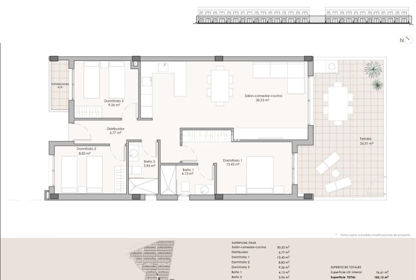 Neubau - WOHNUNG -
PULPÍ - Aguilón Golf