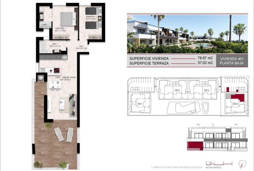 Neubau - WOHNUNG -
ROJALES - Lo Marabú