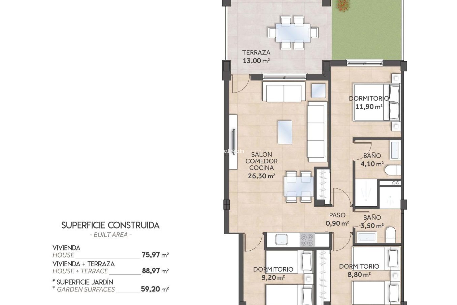Neubau - WOHNUNG -
SAN MIGUEL DE SALINAS - La Cañada