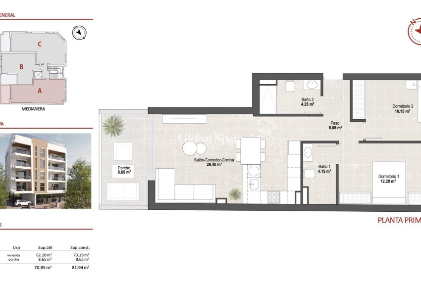 Neubau - WOHNUNG -
SAN PEDRO DEL PINATAR - Lo pagan
