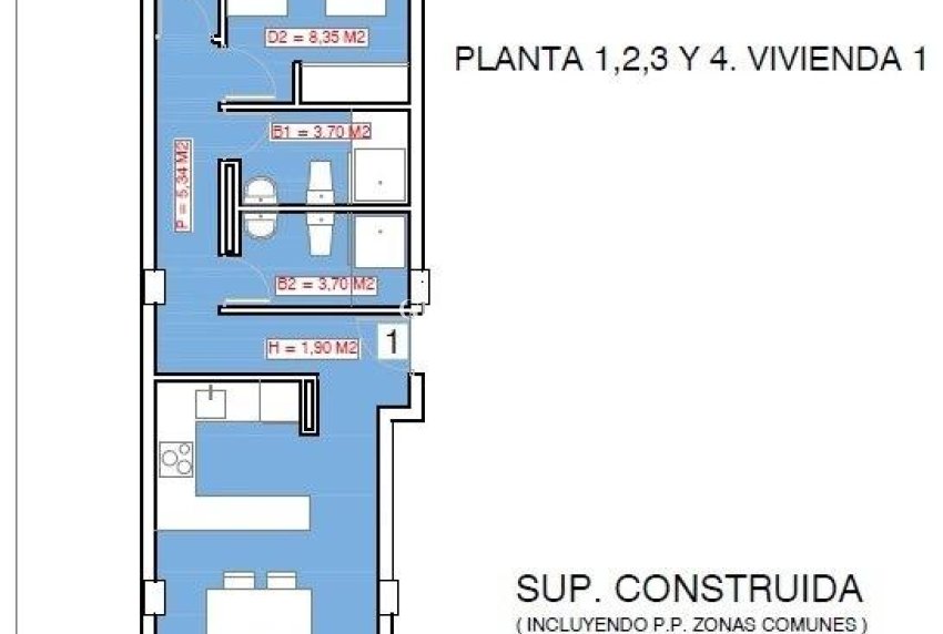 Neubau - WOHNUNG -
TORREVIEJA - Playa El Acequión
