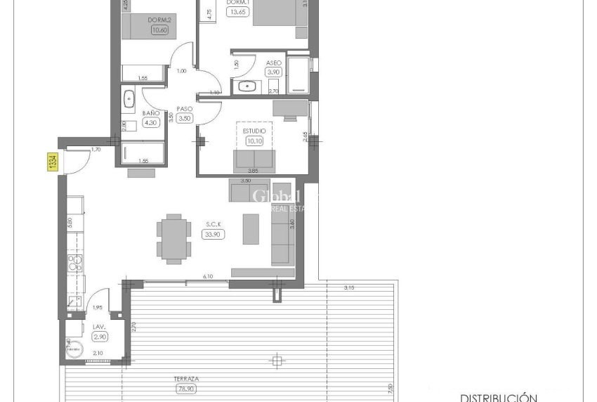 New Build - APARTMENT -
ALGORFA - LA FINCA GOLF / ALGORFA