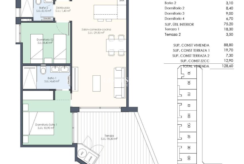 New Build - APARTMENT -
BENIJÓFAR - Pueblo