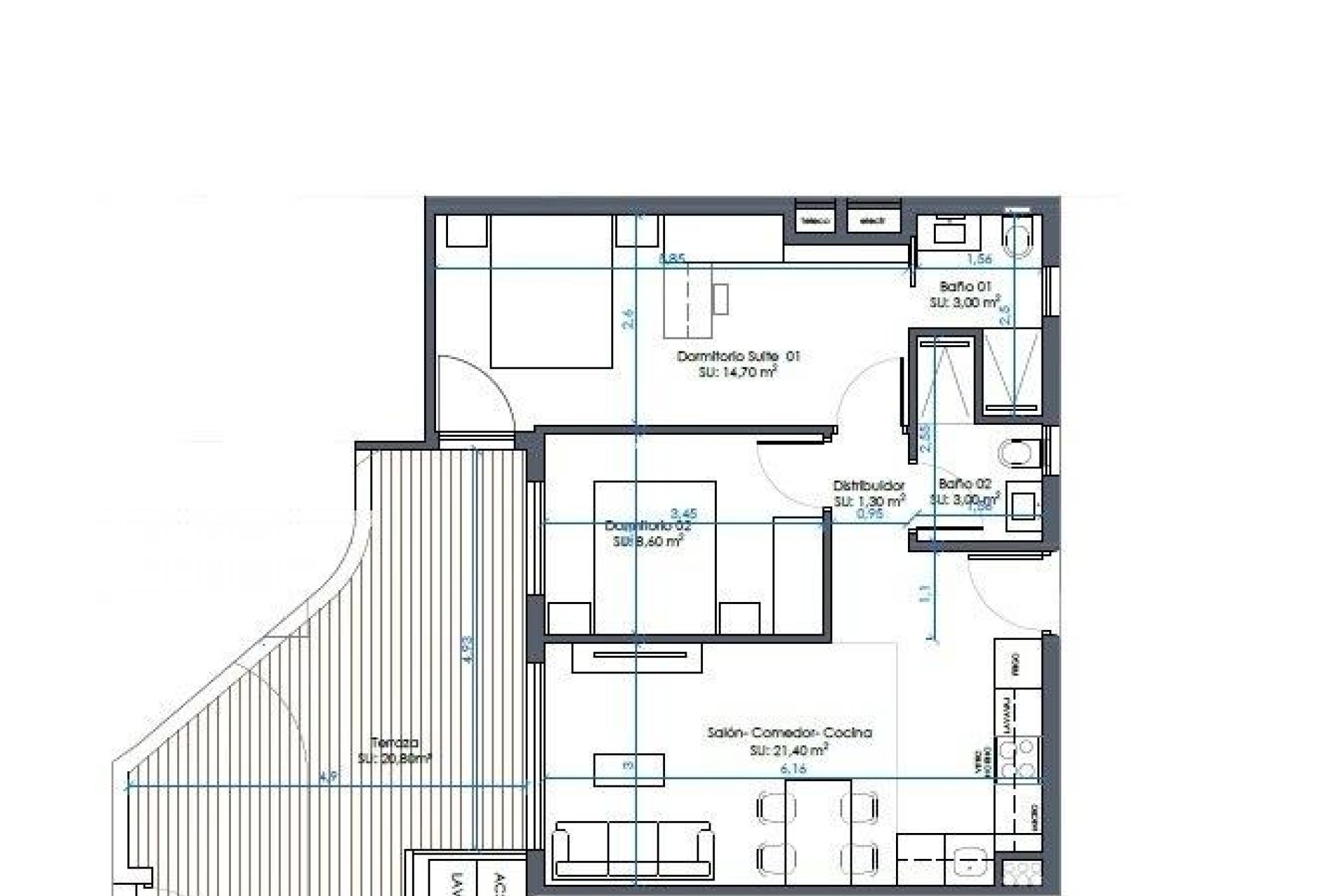 New Build - APARTMENT -
GUARDAMAR DEL SEGURA - Camino del Puerto