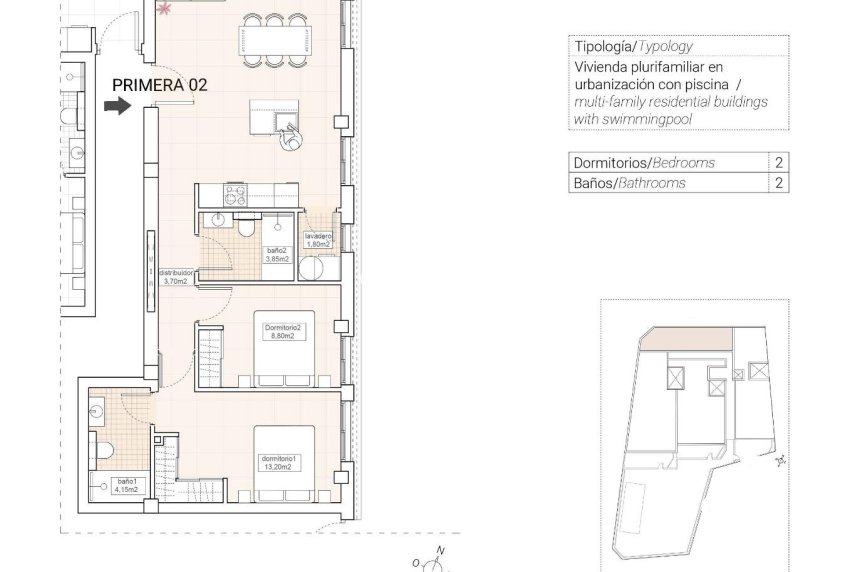 New Build - APARTMENT -
HONDÓN DE LAS NIEVES - Pueblo