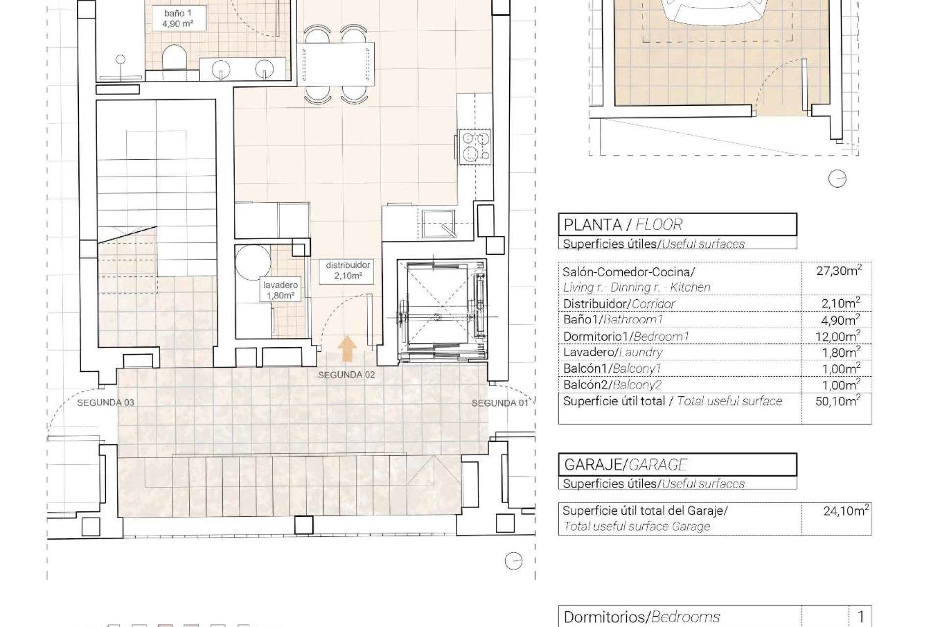 New Build - APARTMENT -
HONDÓN DE LAS NIEVES - Pueblo