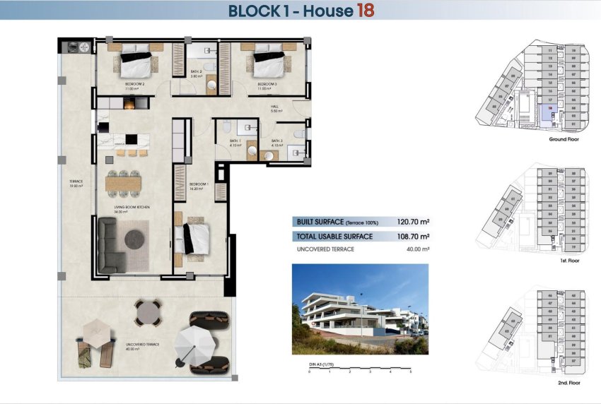 New Build - APARTMENT -
LA MARINA - La Marina del Pinet
