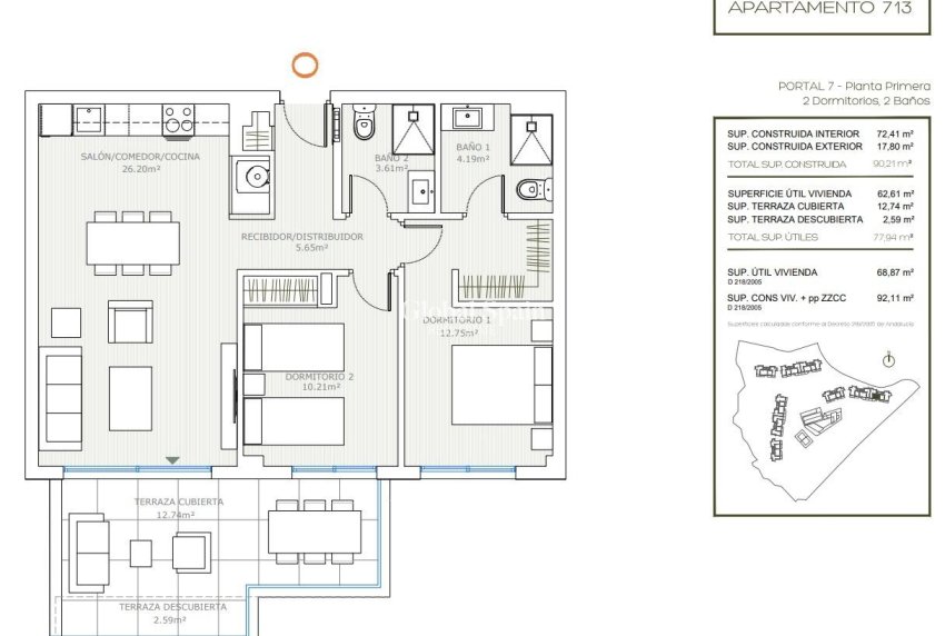 New Build - APARTMENT -
MIJAS - Hipódromo Costa del Sol