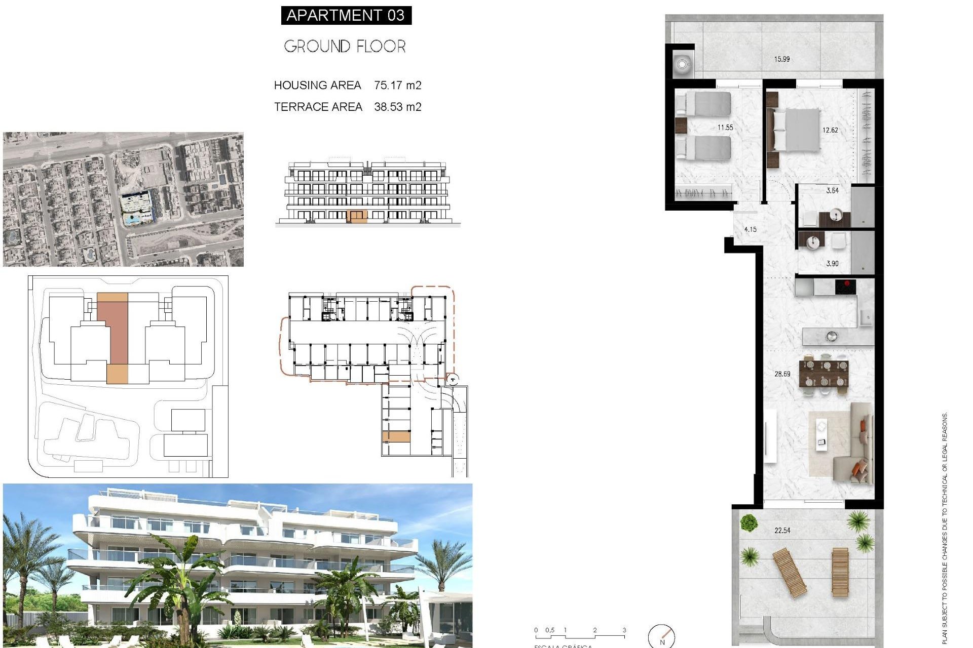 New Build - APARTMENT -
ORIHUELA COSTA - Lomas de Cabo Roig