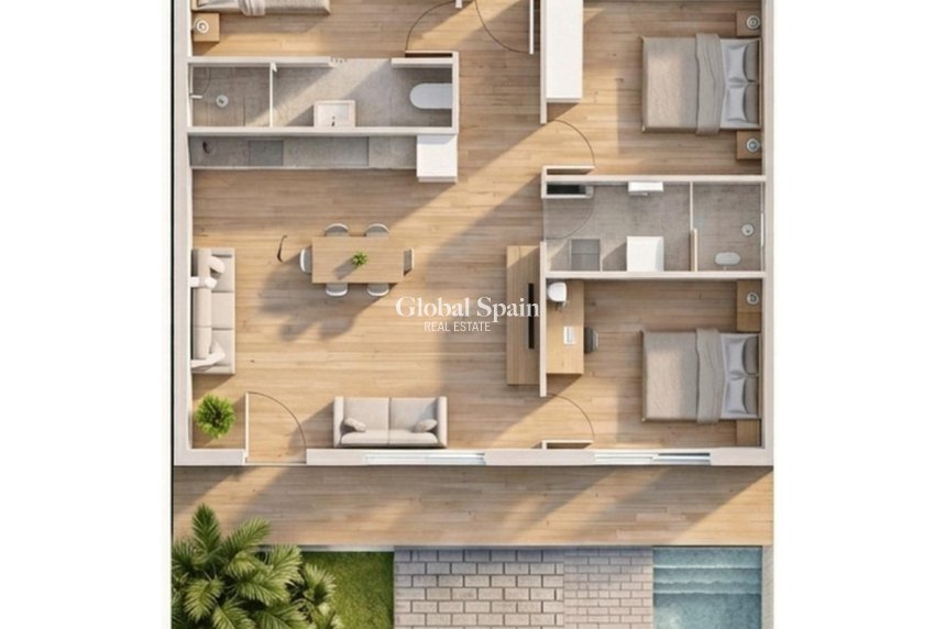 New Build - APARTMENT -
PILAR DE LA HORADADA - parques de Andromeda
