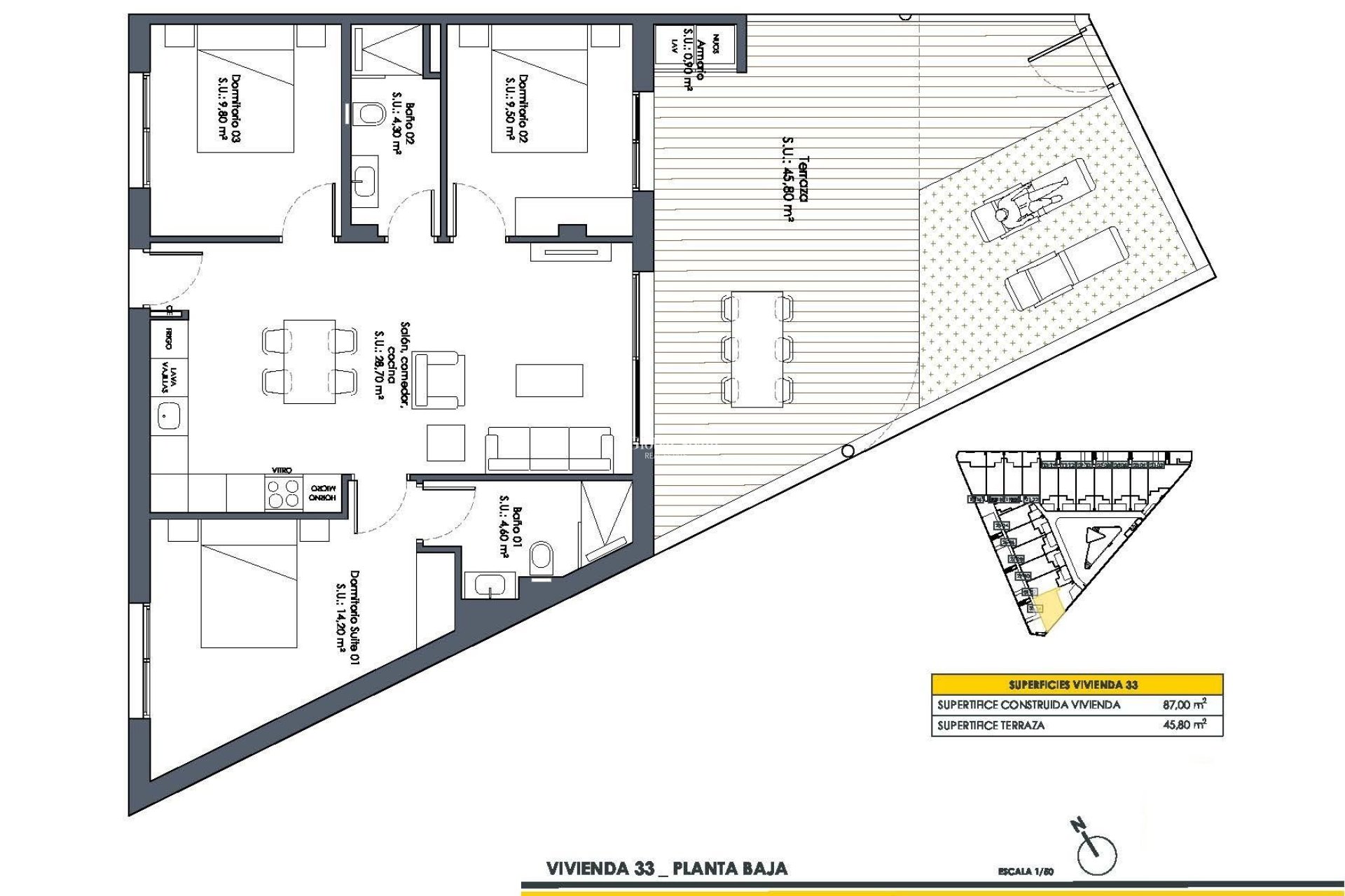 New Build - APARTMENT -
SAN FULGENCIO - Pueblo