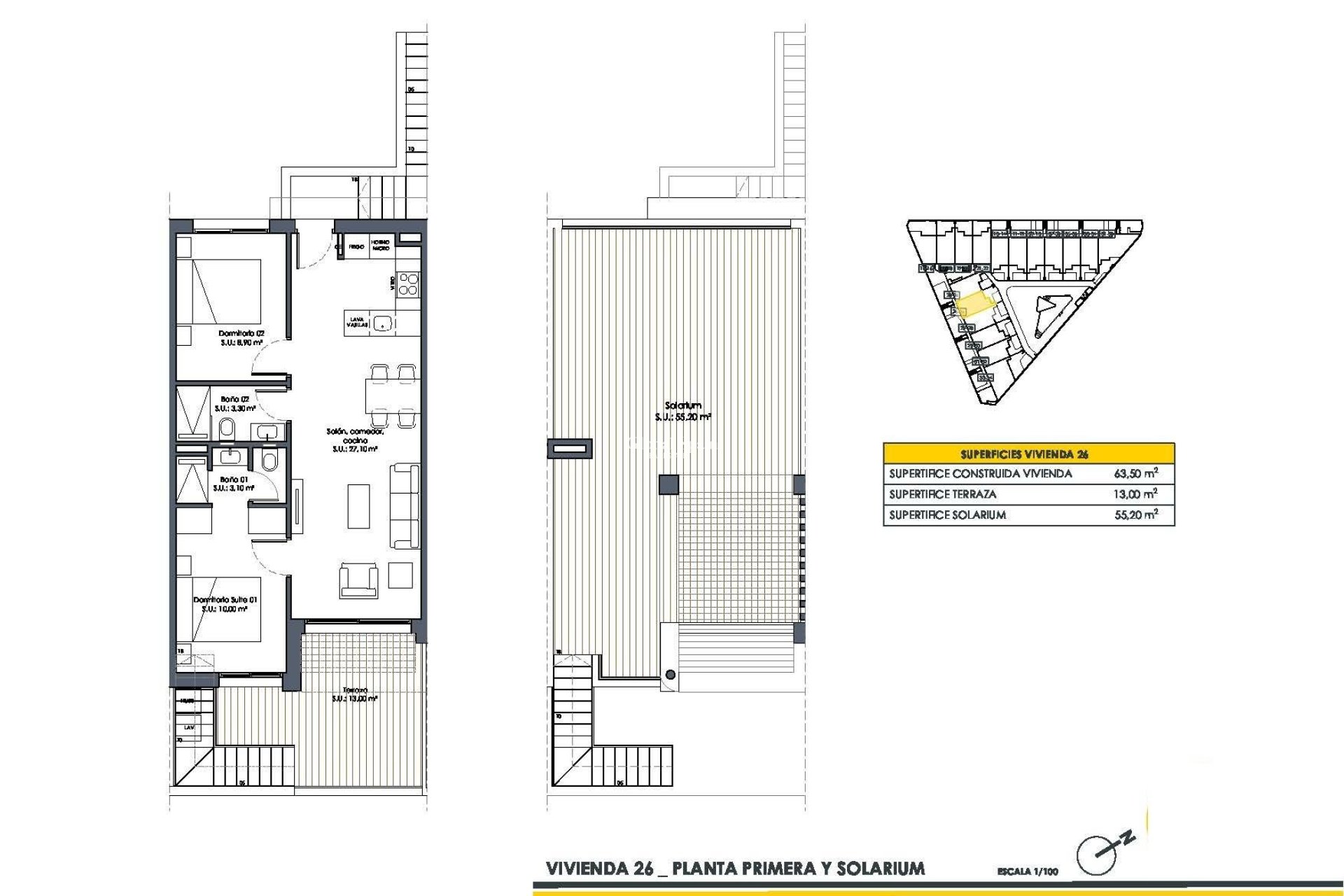 New Build - APARTMENT -
SAN FULGENCIO - Pueblo